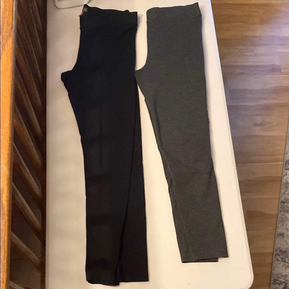 Vince Camuto Women's Black and Gray Leggings